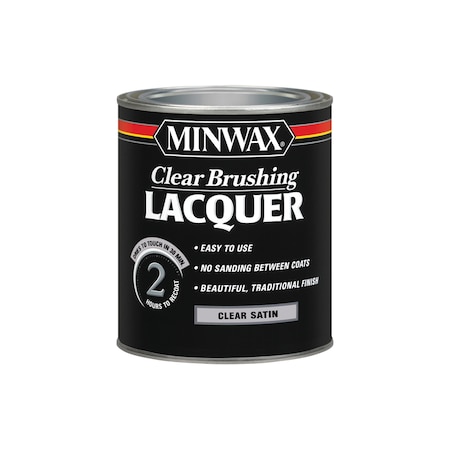 Minwax Brushing Lacquer Stn Qt 155100000